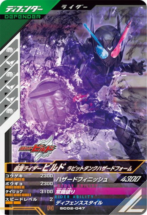 楽天市場】ガンバレジェンズ SC02-047 仮面ライダービルド ラビット 