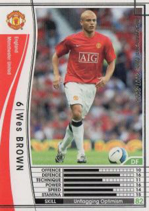 楽天市場 Wccf 07 08 マンチェスター ユナイテッド 白 130 ウェズ ブラウン フルアヘッド 楽天市場 Wccf 07 08 マンチェスター ユナイテッド 白 130 ウェズ ブラウン フルアヘッド