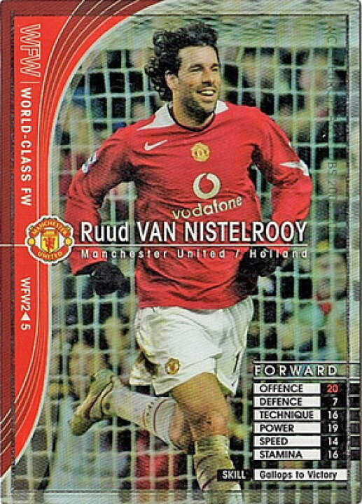 楽天市場 Wccf 05 06 Wfw ルート ファン ニステルローイ フルアヘッド