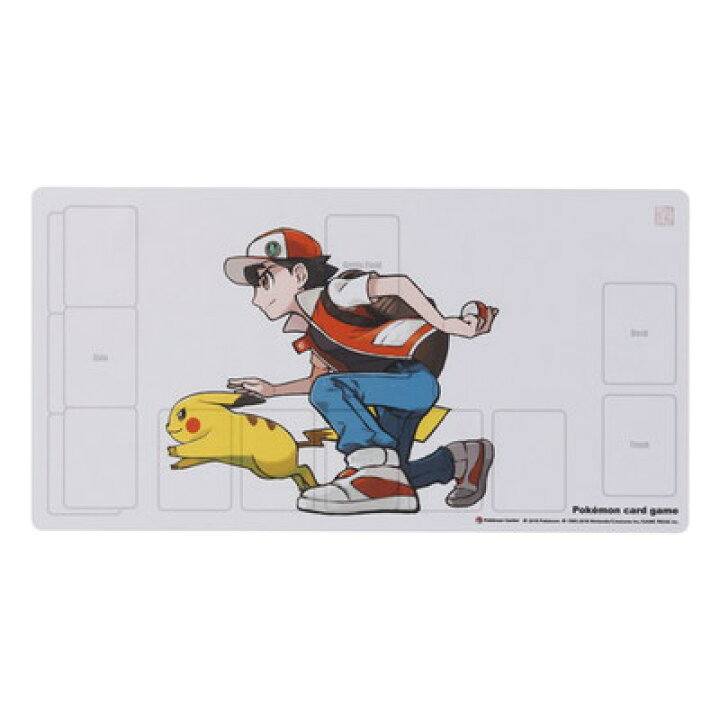 楽天市場】ポケモンカードゲーム ラバープレイマット レッド 