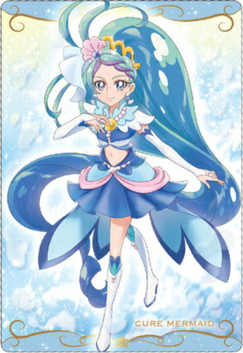 N07 キュアマーメイド No07 ウエハース4 シール トレカ バンダイ プリキュア プリンセスプリキュア メタリックプラカード レア 海藤みなみ 出群 海藤みなみ N07 キュアマーメイド No07 ウエハース4 シール トレカ バンダイ プリキュア プリンセスプリキュア メタリックプラカード レア 海藤みなみ 出群 海藤みなみ