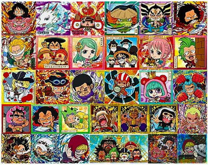 楽天市場】にふぉるめーしょん ワンピース大海賊シールウエハースLOG.5 