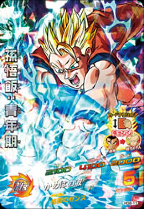 楽天市場 ドラゴンボールヒーローズ Gm8弾 Hg8 13 孫悟飯 青年期 かめはめ波 Sr フルアヘッド