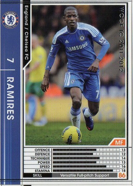 楽天市場 Wccf 11 12 チェルシー 白 027 ラミレス フルアヘッド 楽天市場 Wccf 11 12 チェルシー 白 027 ラミレス フルアヘッド