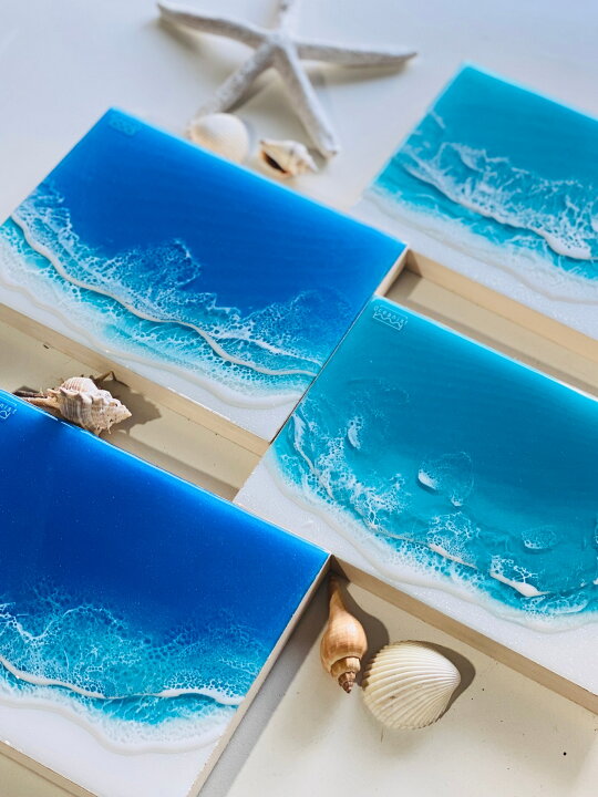 楽天市場】【アートパネル】 オーシャンアート ハワイ ミニパネル 15cm  