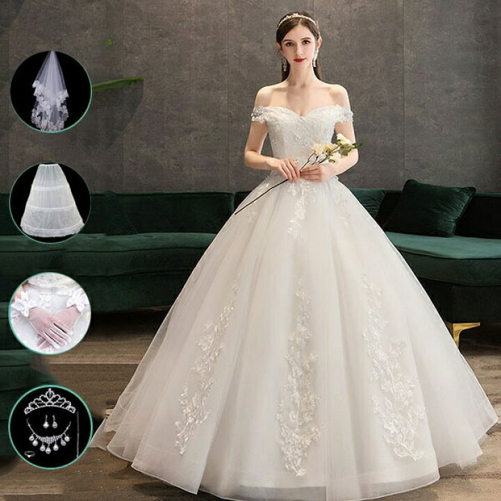 楽天市場】花嫁 プリンセス ウエディングドレス 花嫁の結婚式 結婚式  