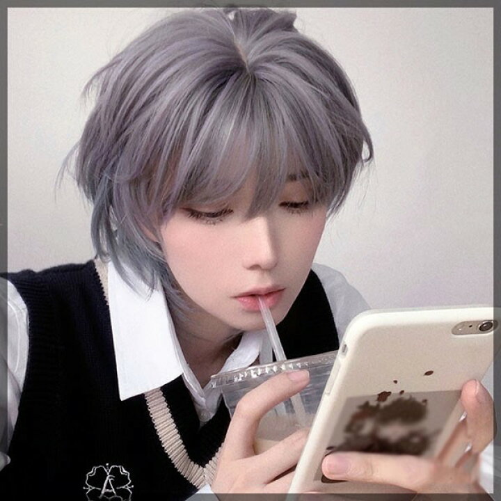 ウィッグ フルウィッグ おしゃれかっこいい かつら演劇自然前髪ありコスプレ男装 ショートウィッグ ショートヘア 短髪 耐熱ウィッグコスチュームグレー 人気絶頂 ショートウィッグ ウィッグ フルウィッグ おしゃれかっこいい かつら演劇自然前髪ありコスプレ男装 ショートウィッグ ショートヘア 短髪 耐熱ウィッグコスチュームグレー 人気絶頂 ショートウィッグ