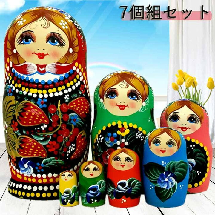 楽天市場】マトリョーシカ ロシア クリスマス 人形 民芸品 土産物 
