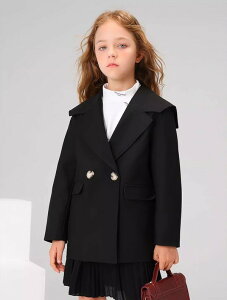 女の子 ジャケット セーラー風 入学式 卒業式 制服 小学生 中学生 高校生 JK ジュニア 中学 受験 大きいサイズ ゆったりサイズ 無地 おしゃれ 韓国風 卒服 入園祝い ギフト 卒園式 七五三 お受