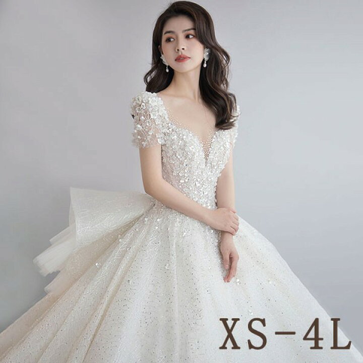 楽天市場】花嫁 ウェディングドレス スイートハートネック プリンセス 