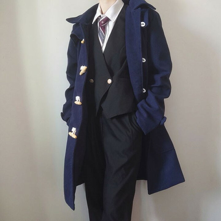楽天市場】ダッフルコート メンズ 学生 男子 チェスターコート ウール 