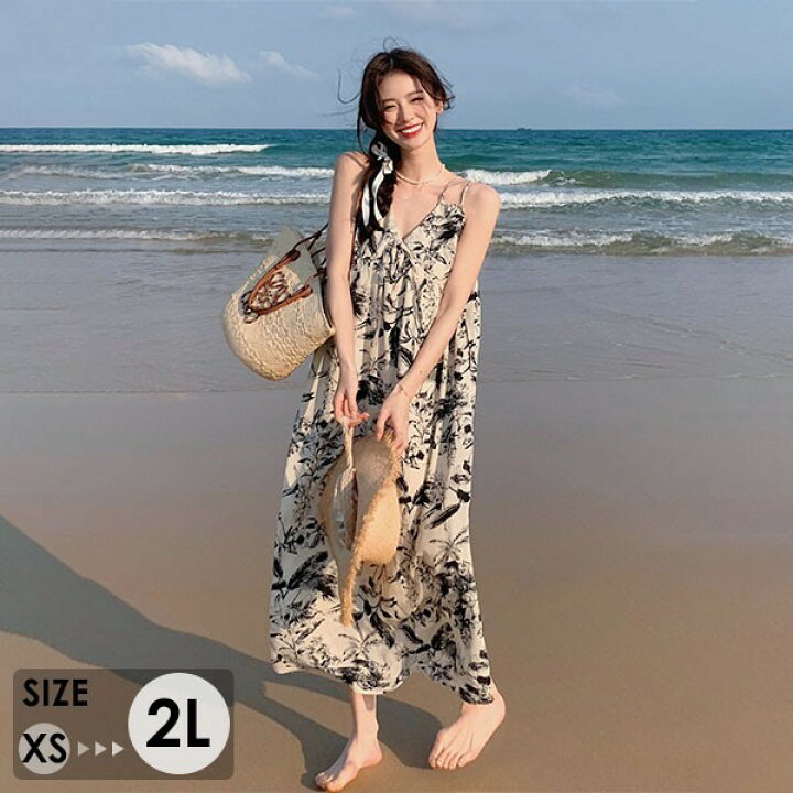 楽天市場】リゾートワンピ 大人可愛い かわいい 夏ワンピース セクシー 