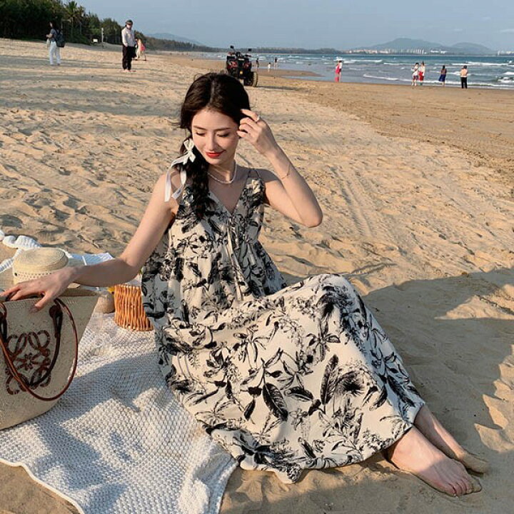 楽天市場】リゾートワンピ 大人可愛い かわいい 夏ワンピース セクシー 