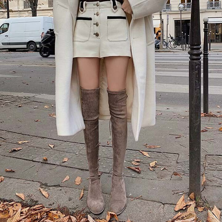 楽天市場】ブーツ レディース ロングブーツ オーバーニーブーツ 美脚  