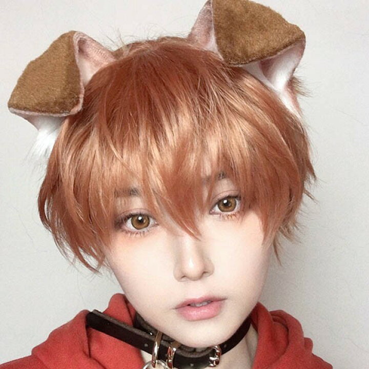 楽天市場 ウィッグ メンズ 短髪 かつら 自然 フルウィッグ ショートウィッグ ショートヘア 前髪あり コスプレ 男装 おしゃれ ナチュラル かっこいい 可愛い ショート 耐熱ウィッグ オレンジ 小顔効果抜群 コスチューム 文化祭 学園祭 イベント 韓国風 Dp1n1n1g5 フル