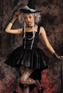 Halloween ߑ s[X  킢  nEB hX RXv ʔ  Zbg Xq cosplay Mtg v[g p[eB[ w  ~ ZNV[ IW p[