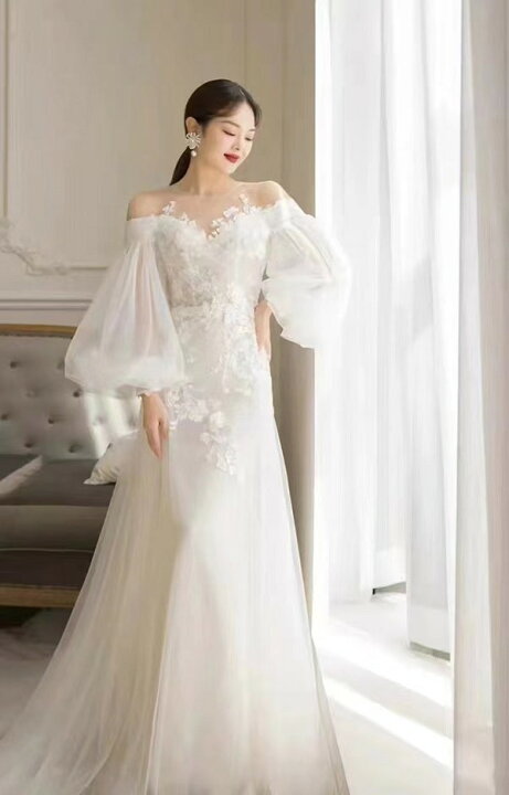 楽天市場】ウェディングドレス アイボリー ロングドレス オフ  