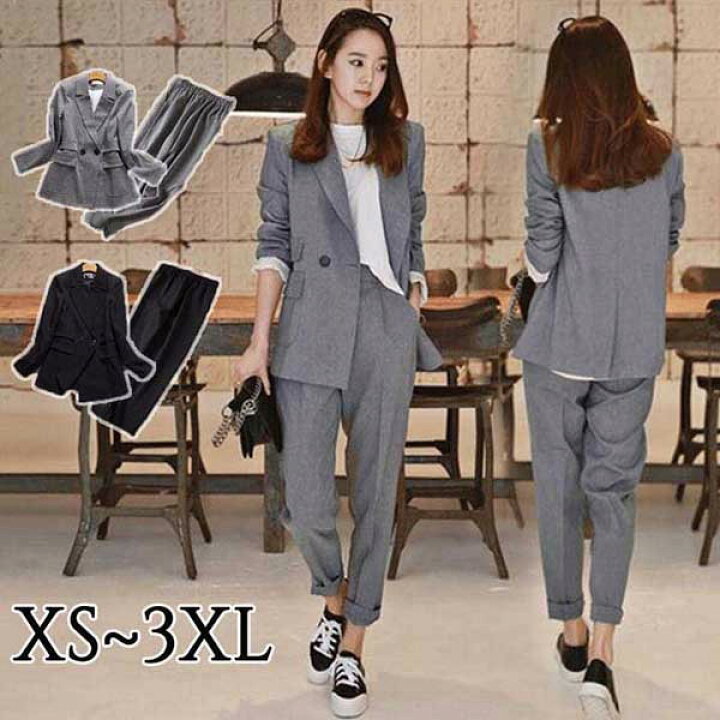楽天市場】スーツ レディース パンツスーツ セットアップ カジュアル  