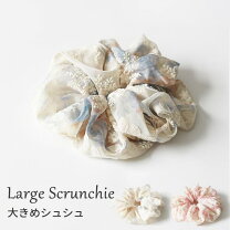 楽天市場】刺繍（シュシュ｜ヘアアクセサリー）：レディースジュエリー 白レース刺繍シュシュ 清楚 韓国ヘアアクセ