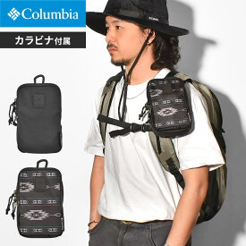 シガレットケース ポーチ メンズ Columbia スマホ コロンビア PU2334 ナイオベ アウトドア ブランド 小物入れ 小さめ おしゃれ ブラック 黒 撥水 カラビナ トラベルポーチ コンパクト マルチケース 大きめ 丈夫 携帯 スマホ ポーチ 旅行 ゴルフ キャンプ 登山 プレゼント