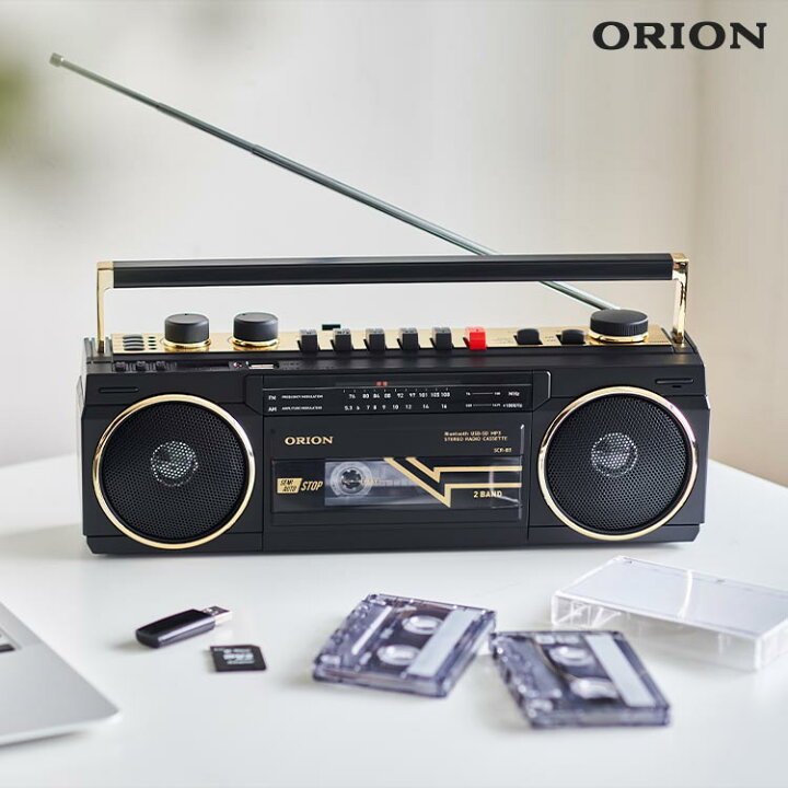 楽天市場】ラジカセ レトロ ORION オリオン SCR-B3 ブルートゥース 