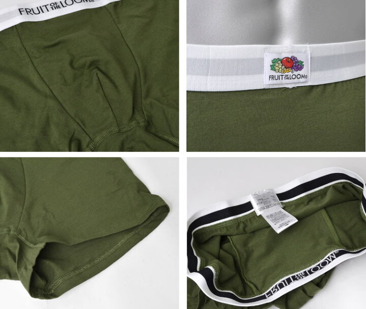 楽天市場 ボクサーパンツ Fruit Of The Loom フルーツオブザルーム パンツ 下着 メンズ アンダーウェア ブランド シンプル おしゃれ プレゼント 贈り物 ギフト M L Xl ブラック ネイビー グリーン オリーブ ブルー インディゴ グレー パープル旦那 彼氏 息子 おすすめ