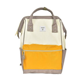 anello アネロ 口金 リュック レディース 軽量 大容量 撥水 おしゃれ A4 18L キャリーオン リュックサック マザーズバッグ 黒 ブラック ネイビー ベージュ ピンク 口金リュック かわいい 大人 女性 背面ファスナー ポケット多い PC パソコン 収納 13インチ 通勤 通学 旅行