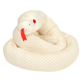 へび ぬいぐるみ 蛇 干支 巳年 ヘビ ネックピロー 大きい ビックリ おもしろ 雑貨 ホビー クッション もちもち シロヘビ グリーンパイソン ニシキヘビ アルビノ 錦蛇 コーンスネーク フェイク ペット ギフト プレゼント 爬虫類 動物 アニマル リアル エキゾチックアニマル