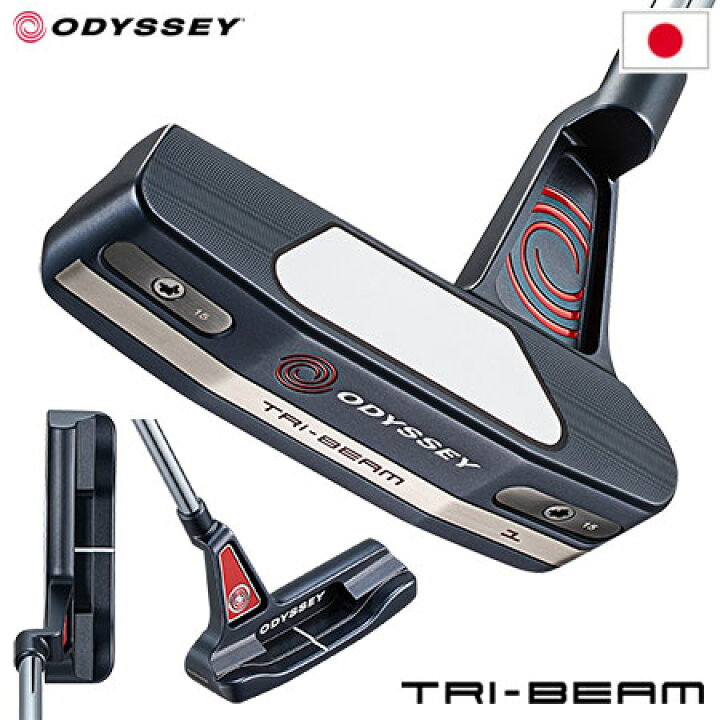 楽天市場】オデッセイ TRI-BEAM #1 パター メンズ 右用 STROKE LAB 