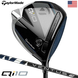 テーラーメイド Qi10 ドライバー メンズ 右用 FUJIKURA VENTUS TR BLUE カーボン TaylorMade 2024年モデル USA直輸入品 並行輸入品 キューアイテン ベンタスブルー ゴルフクラブ