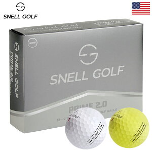 �X�l���S���t PRIME 2.0 �S���t�{�[�� 2�s�[�X �E���^���J�o�[ 1�_�[�X(12����) Snell Golf 2024�N���f�� USA���A���i