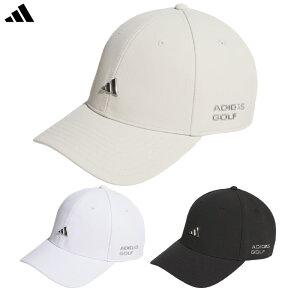 アディダス 撥水 メタルロゴ キャップ KQE19 メンズ ゴルフキャップ 帽子 2025秋冬モデル adidas 日本正規品