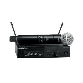 Shure SLXD24J/SM58-JB ワイヤレスマイク セット | SLX-D SLXD24 SM58-JB B帯 デジタル ワイヤレス システム ハンドマイク マイク ハンドヘルド ボーカル ライブ ステージ 高音質 送信機 受信機 セット シュア シュアー まいく ワイヤレスマイクセット ワイヤレスシステム