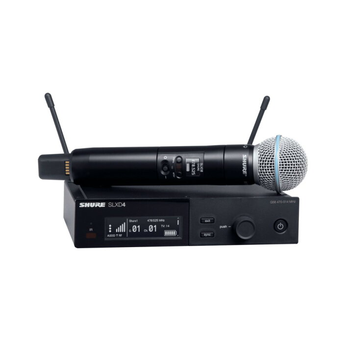 楽天市場】Shure SLXD24J/B58-JB ワイヤレスマイク セット | BETA58 