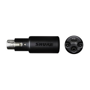 Shure MVX2U | fW^EI[fBIC^[tF[X USB PC }CNڑ ϊ A_v^[ Ki