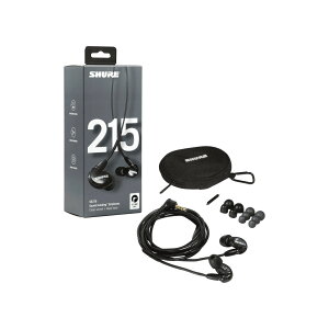 SHURE SE215-K-A �v���t�F�b�V���i�� ���Չ��� �C���z�� �u���b�N| �L�� �C�����j �Q�[�~���O�C���z�� �C���t�H�� �J�i���^ �L���C���z�� �C���C���[���j�^�[ ���j�^�[ �_�C�i�~�b�N�^ ���j�^�[