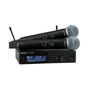 Shure SLXD24D+J/B58-JB ���C�����X�}�C�N 2�{�Z�b�g | BETA58 SLX-D SLXD24D�{B58-JB �v���X B�� �f�W�^�� ���C�����X �V�X�e�� �n���h�}�C�N �}�C�N �n���h�w���h �{�[�J�� ���C�u �X�e�[�W �i�� ������ ��