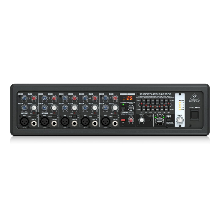 楽天市場】BEHRINGER PMP550M EUROPOWER パワードミキサー| ボックス 
