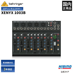 BEHRINGER XENYX 1003B dr쓮 RpNg~LT[ | 10`l ^  }CN xK[ ~LT[ 10ch PA RpNg pa~LT[ AiO~LT[ ^~LT[ ubN fXN
