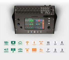 Allen & Heath CQ-18T デジタル・コンパクトミキサー | ライブ イベント DTM DAW デジタルミキサー 小型ミキサー 自宅録音 レコーディング USB オーディオインターフェース MTR マルチトラックレコーダー アレン&ヒース