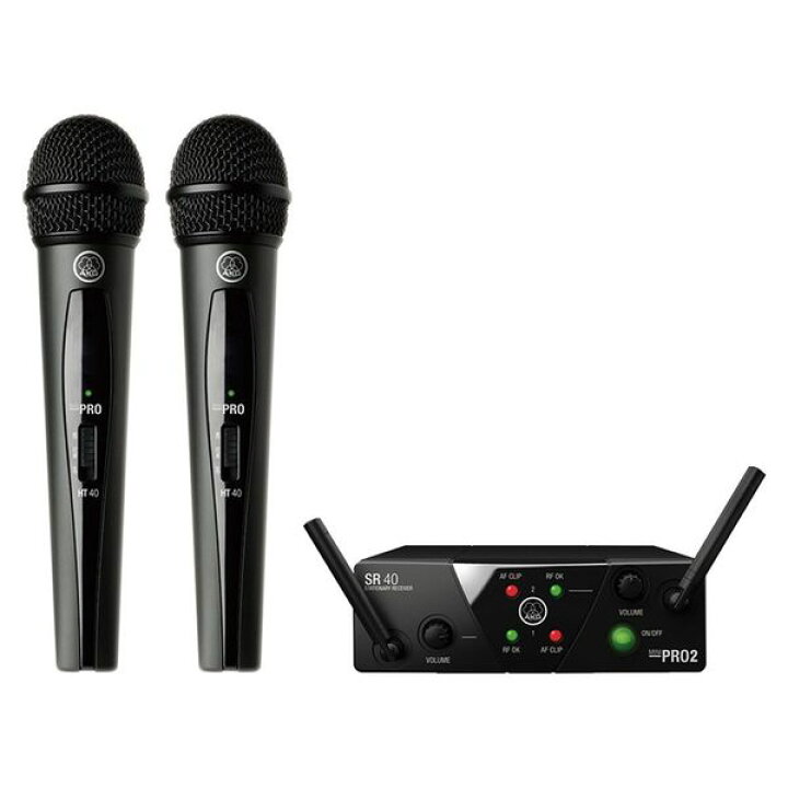 楽天市場】AKG WMS40 PRO MINI2 VOCAL SET DUAL ワイヤレスマイク 2本  