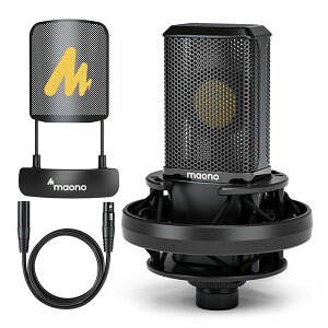 MAONO AU-PM500 コンデンサーマイク| レコーディング 録音 ナレーション ボーカル アコースティックギター ピアノ配信 単一指向性