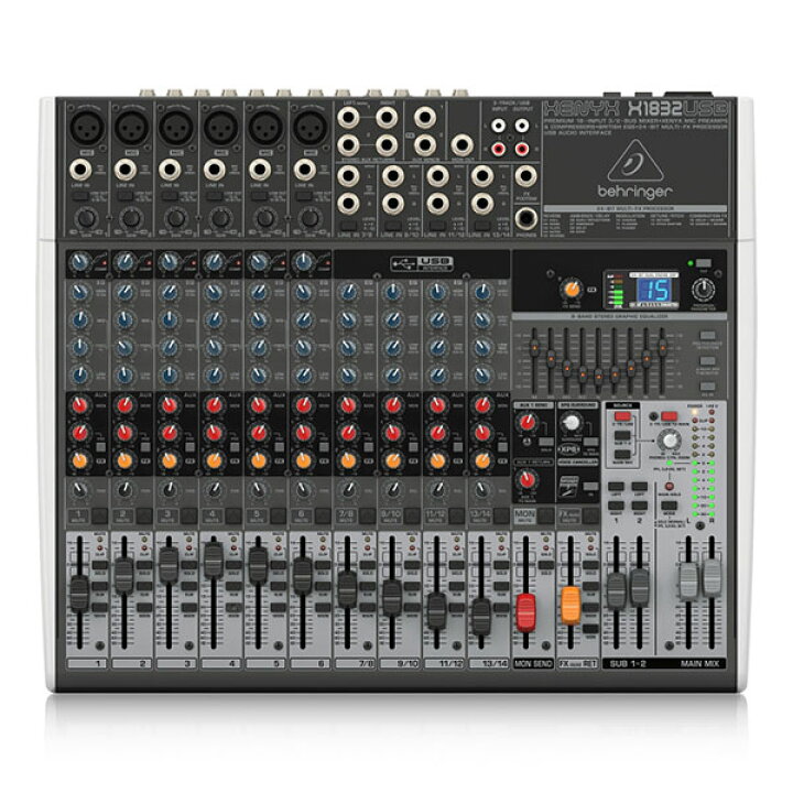 楽天市場】BEHRINGER X1832USB XENYX アナログミキサー | USB 