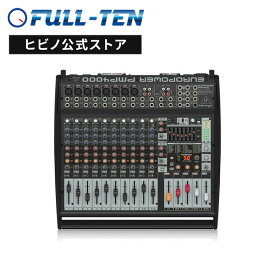 BEHRINGER PMP4000 EUROPOWER パワードミキサー| 高性能パワーアンプ デジタルエフェクター リバーブ ディレイ サラウンドエフェクト グライコ 16チャンネル入力 国内正規品 安心の3年保証