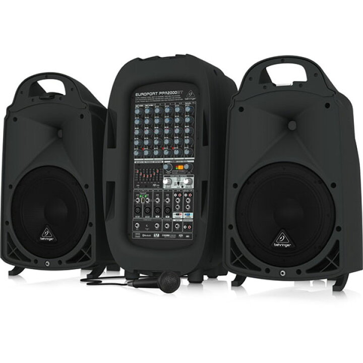 楽天市場】BEHRINGER PPA2000BT EUROPORT ポータブル・PAシステム 
