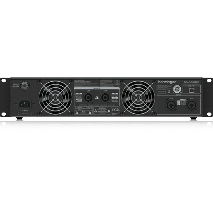 楽天市場】BEHRINGER NX6000D ステレオ・パワーアンプ | 国内正規品 