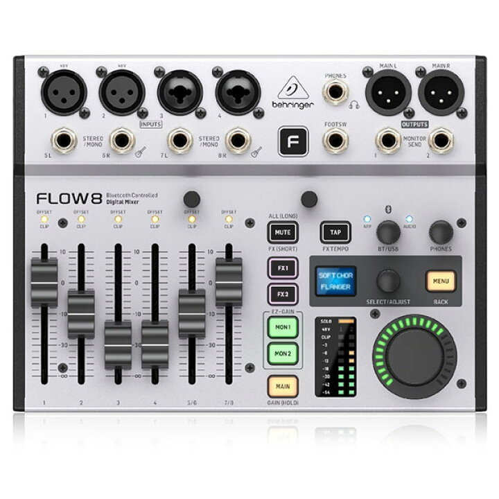 楽天市場】BEHRINGER FLOW8 デジタル・ミキサー | USB 