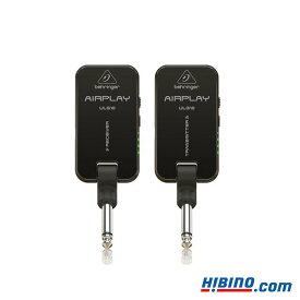 BEHRINGER AIRPLAY GUITAR ULG10 ギター ベース ワイヤレスセット | エレキギター アコースティックギター ワイヤレスシステム 送信機 受信機 セット USB 充電式 簡単操作 高音質 トランスミッター 国内正規品 安心の3年保証