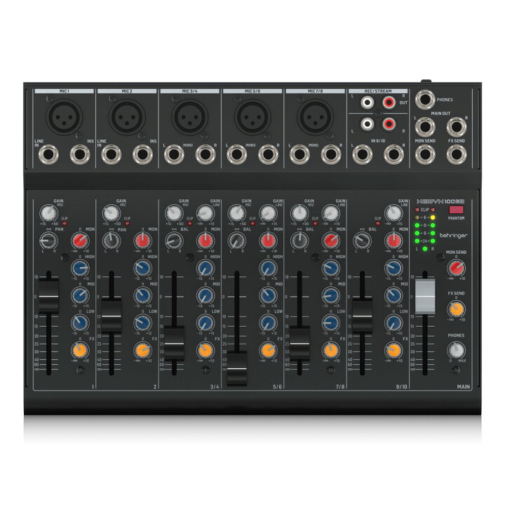 楽天市場】BEHRINGER XENYX 1003B 電池駆動 コンパクトミキサー | 10 