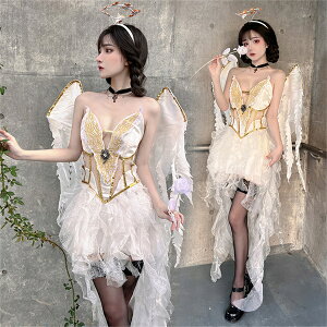 魔女 コスプレ セクシー 天使 衣装 ワンピース ハロウィン 可愛い ハロウィン衣装 女性 女王様 黒天使 かわいい 翼 大人用 文化祭 吸血鬼 仮装 魔法使い 超ミニ 小悪魔 デビル 翼 妖精 ハロウ
